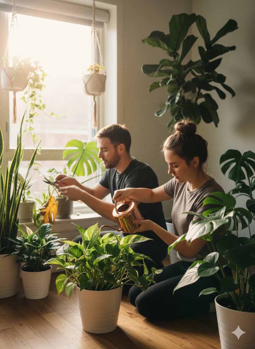 Plant care demonstration